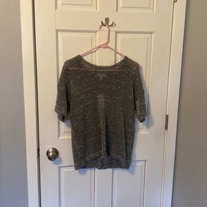 Calvin Klein shimmery silver sweater